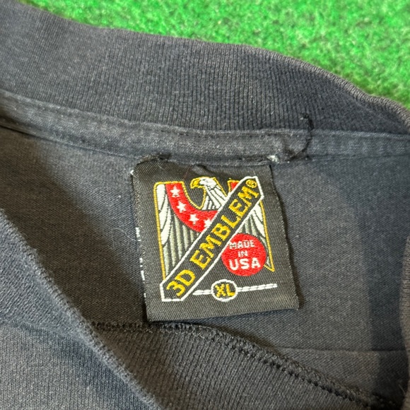 Vintage 90s 3D Emblem Harley Easy Rider Bad To The Bone Fort Worth XL T Shirt - Picture 4 of 10